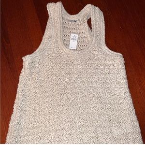 Arie crochet tank nwt